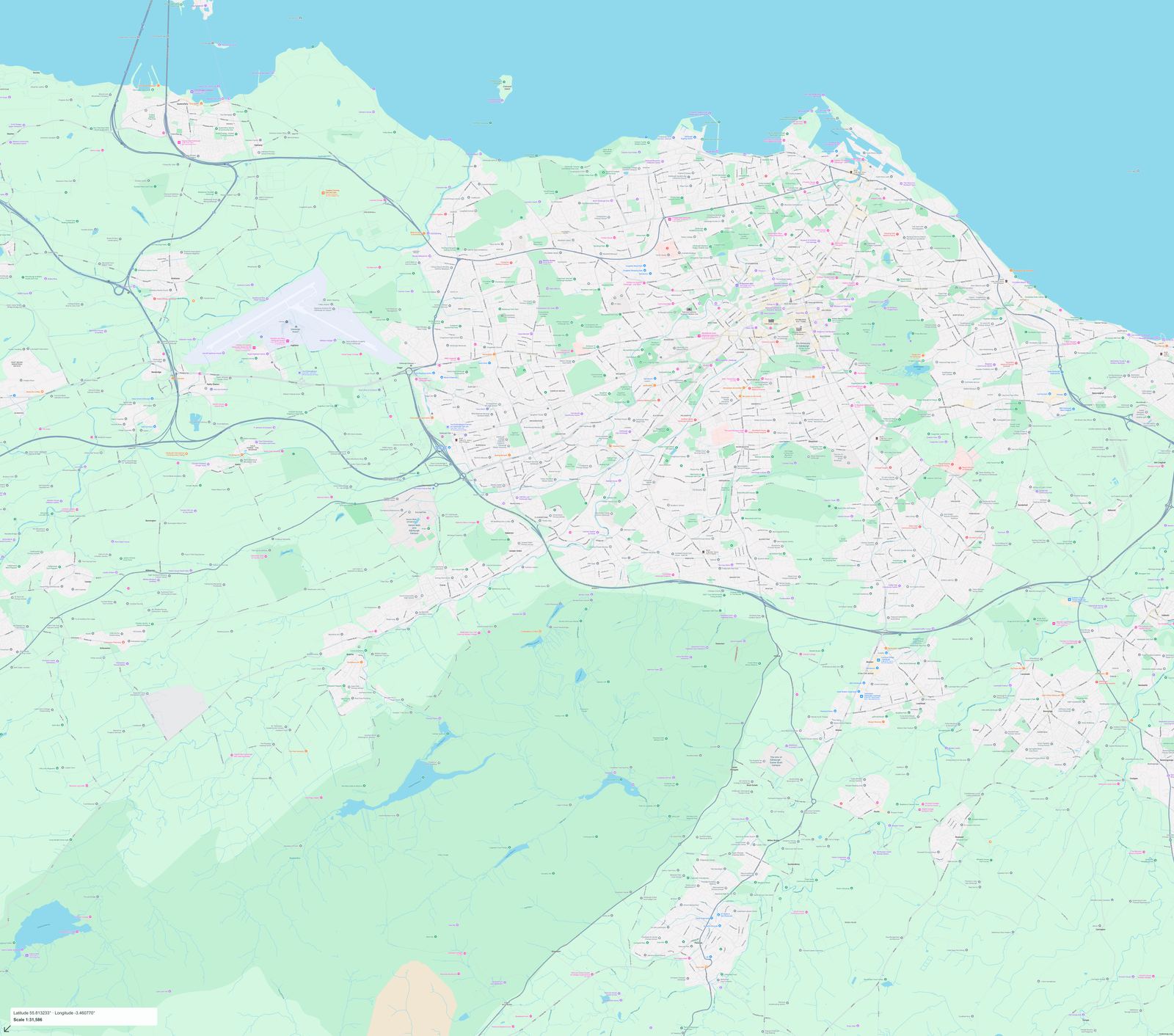 Edinburgh Haritası